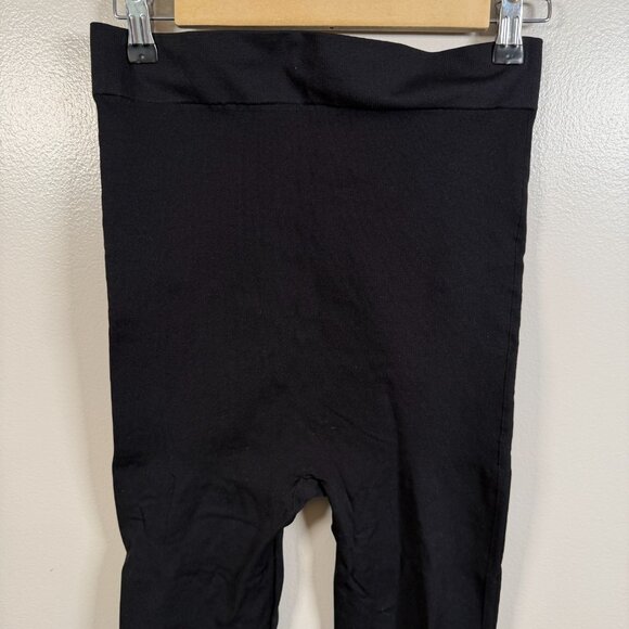 Blanqui Maternity Leggings Size Medium Full Panel Black Belly Support - Picture 8 of 8